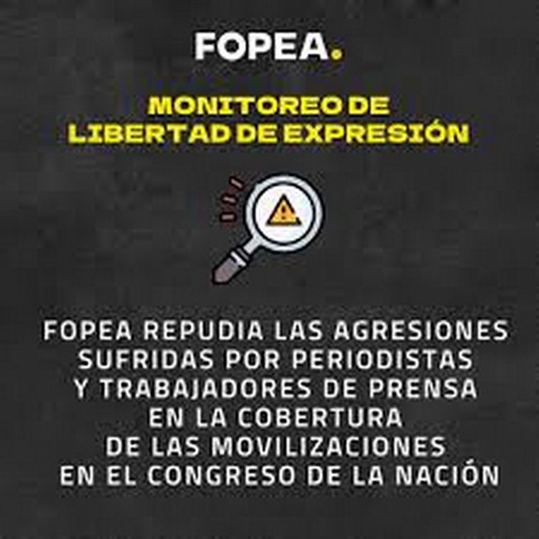 Ex presidente de FOPEA expresó su preocupación por las agresiones a periodistas