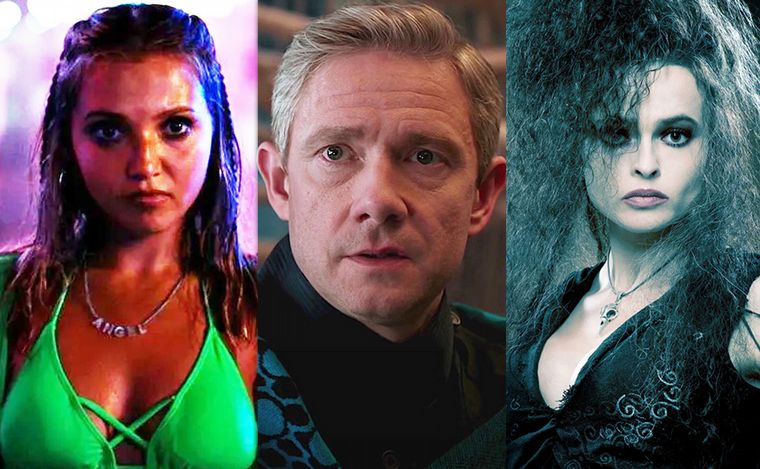 Mia McKenna-Bruce, Martin Freeman y Helena Bonham Carter.