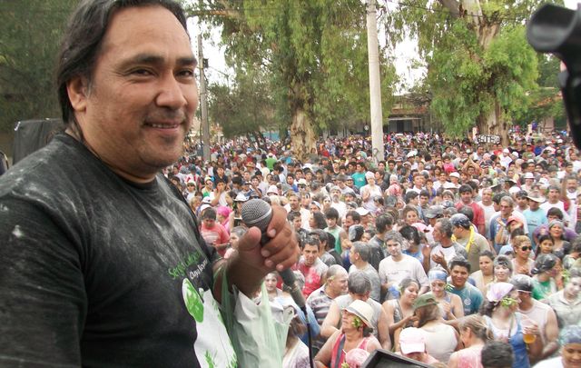 Sergio Galleguillo es uno de los íconos de la Fiesta de La Chaya.