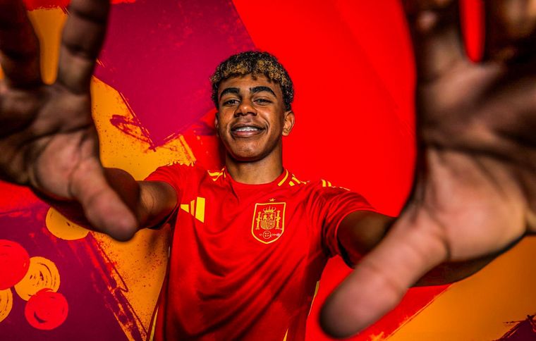 Lamine Yamal, el español que rompió récord en la Eurocopa. Foto: Fabrizio Romano