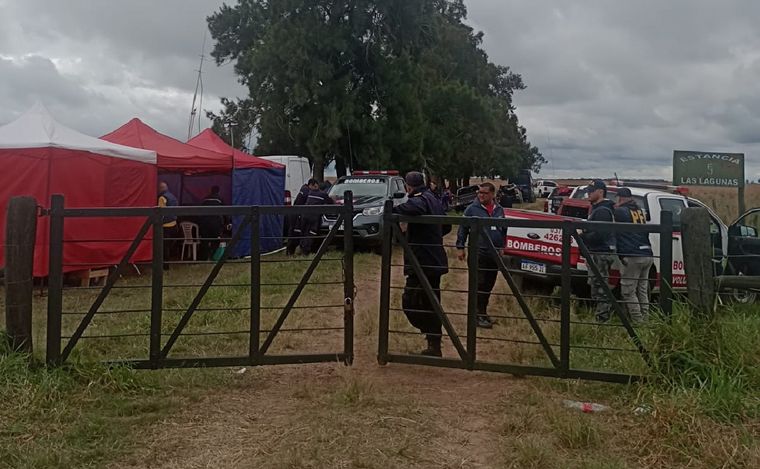 Desesperada búsqueda por Loan en Corrientes. (Foto gentileza: Sergio Moreira)