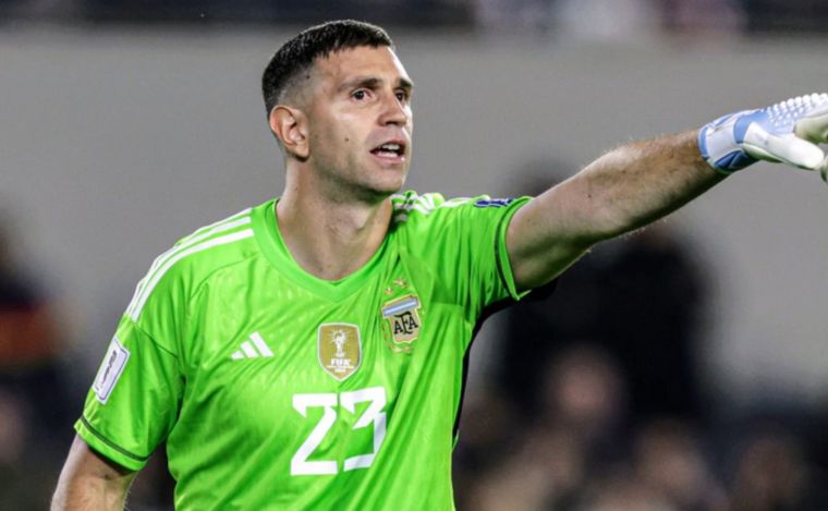 Emiliano Martínez, arquero de la selección argentina