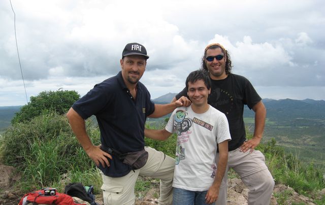Juan Pablo Viola en la Pampa y volcanes de Pocho