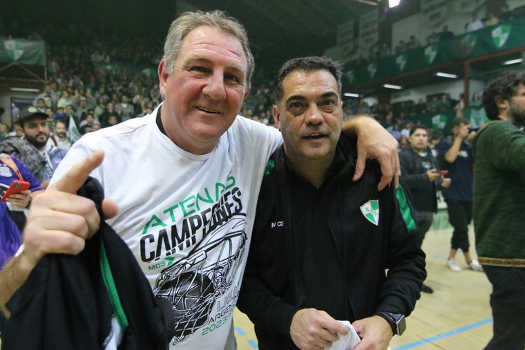 Atenas volvió a la Liga Nacional y Córdoba festeja. (Foto: Daniel Cáceres/Cadena 3).