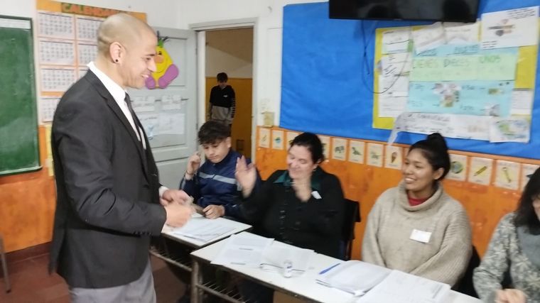 Votó Pablo Carrizo, de Conciencia Desarrollista