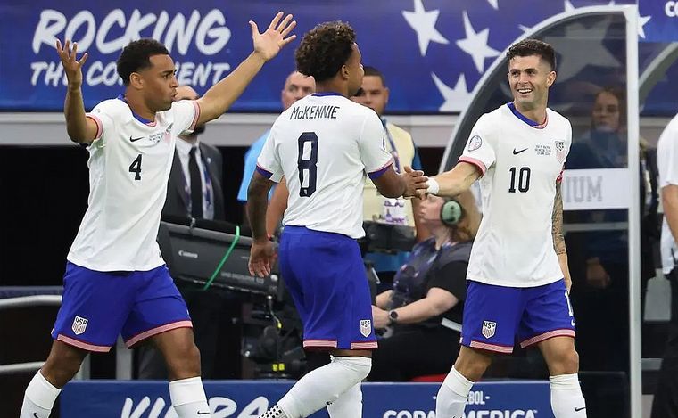 Christian Pulisic, el crack de Estados Unidos (Foto: @CopaAmerica)