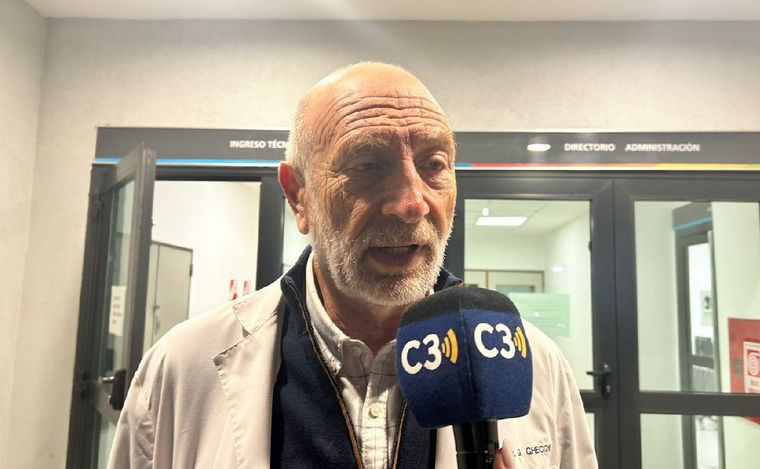 Guillermo Checchi, director del Hospital Eva Perón. (Foto: Lucía González/Cadena 3)