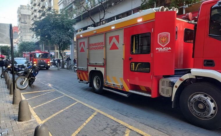 El incendio pudo ser controlado por dos dotaciones de Bomberos.