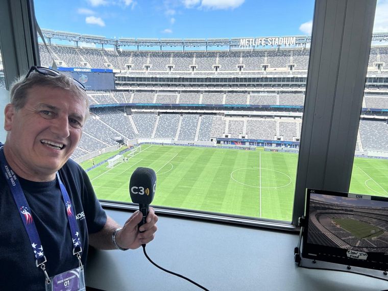 El MetLife Stadium, estadio en el que jugará Argentina ante Chile