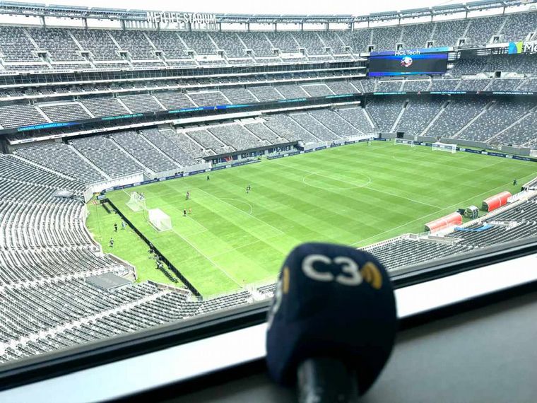 El MetLife Stadium, estadio en el que jugará Argentina ante Chile