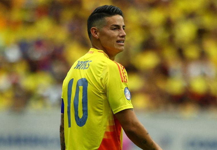 James, fue figura en la Copa América.