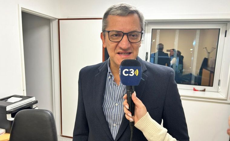 Luis Ahumada, director de la Maternidad Provincial. (Foto: Lucía González/Cadena 3)