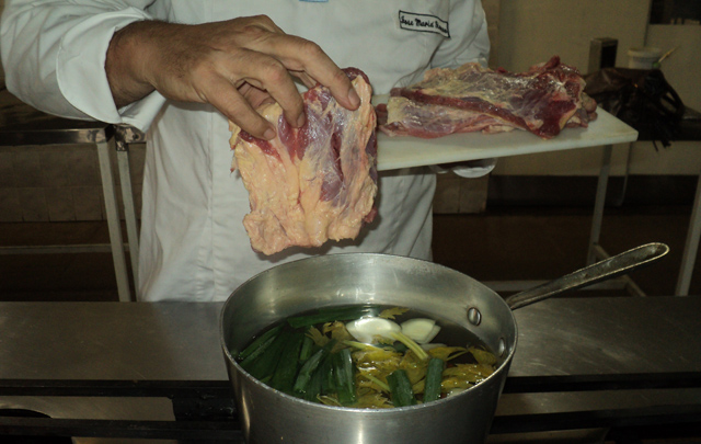 Matambre tiernizado a la napolitana