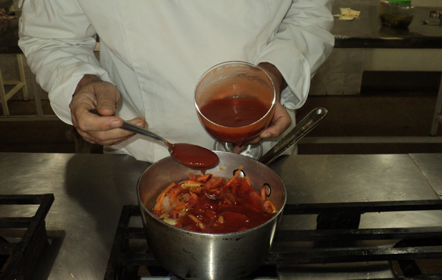 Matambre tiernizado a la napolitana