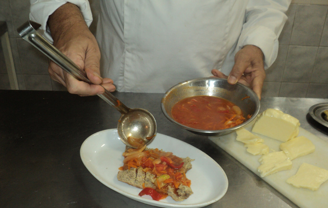 Matambre tiernizado a la napolitana