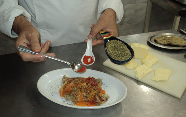 Matambre tiernizado a la napolitana