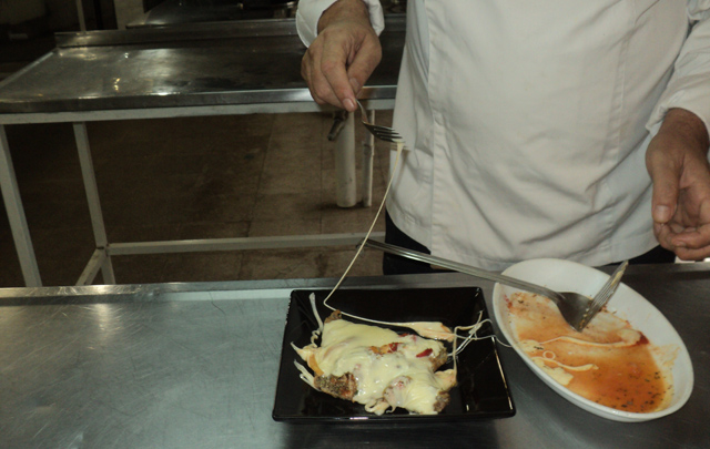 Matambre tiernizado a la napolitana