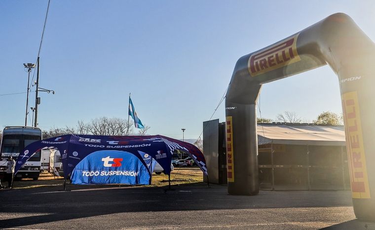 El parque de asistencia se va armando en el predio mundialista