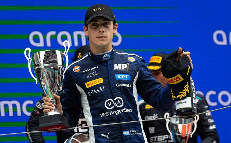 Otro gran trabajo de Colapinto, fue 2° en la F2 de Austria