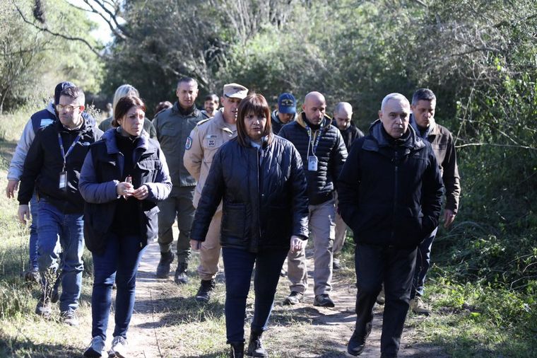 Patricia Bullrich estuvo en El Naranjal. (Foto: @PatoBullrich)
