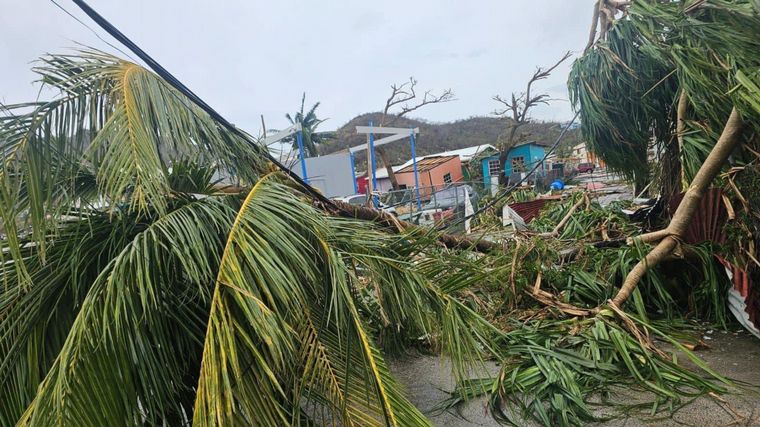 Huracán Beryl (Foto: Noticias Reales)