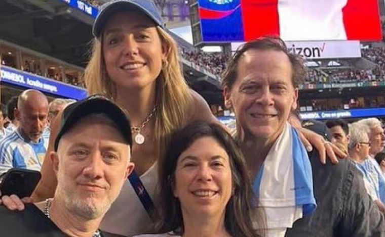 Andy Kusnetzoff, Sofi Martínez, María O' Donnell, y Matías Martin en la Copa América.