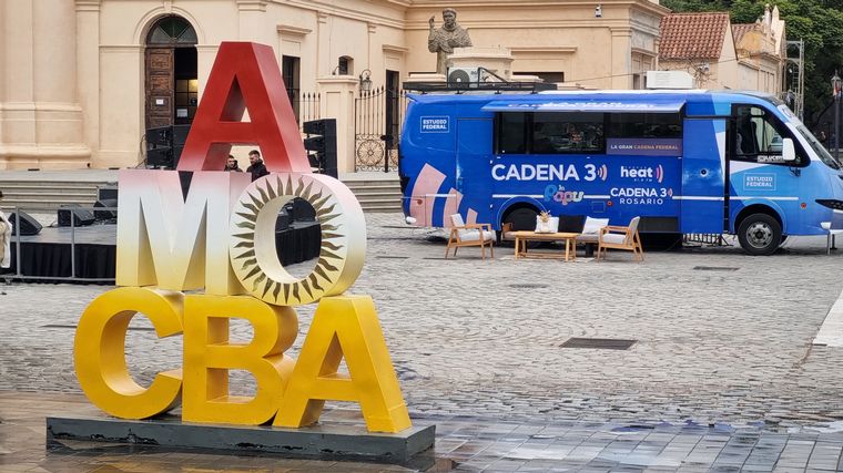 Siempre Juntos, desde la Plaza San Martín.