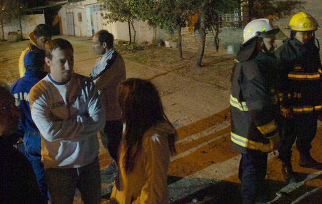 El escape causó alarma en barrio Deán Funes.