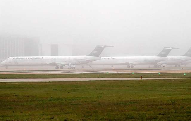 Demoras por la niebla en Aeroparque.
