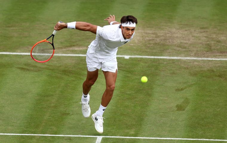 Francisco Comesaña quedó afuera de Wimbledon en tercera ronda. 