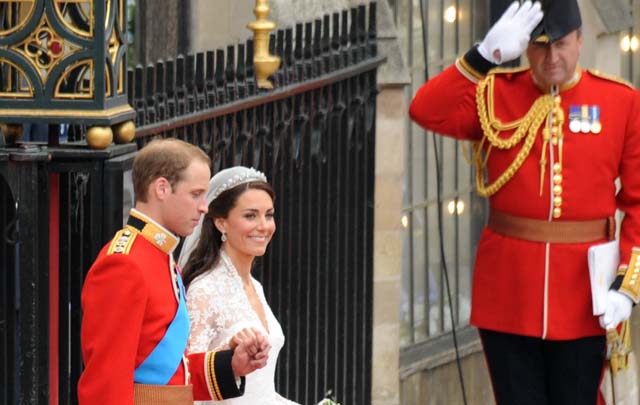 Kate Middleton no borró su sonrisa ni un instante de su luminoso rostro.