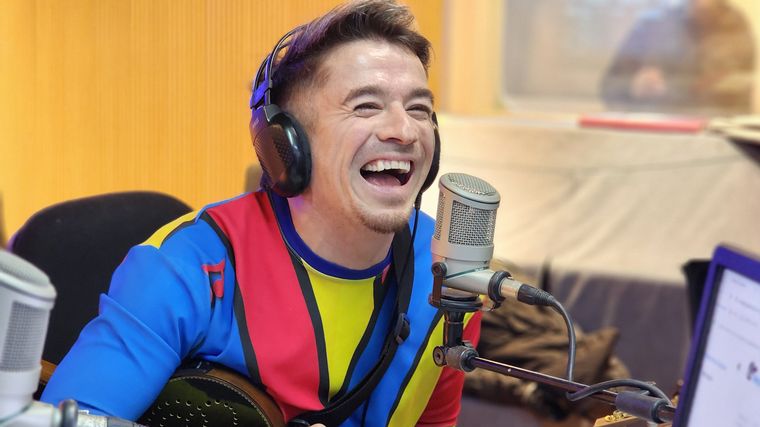 Jere Fijo divirtió a todos y convirtió los estudios de Cadena 3 en una