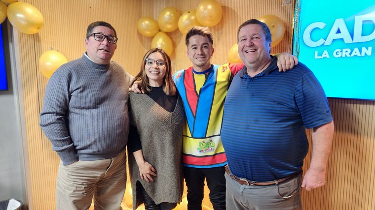 Jere Fijo divirtió a todos y convirtió los estudios de Cadena 3 en una