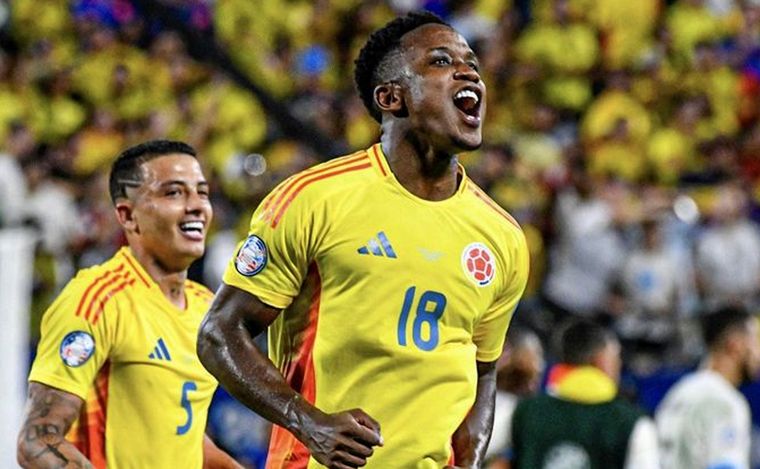 Lerma, la figura del partido. (Foto: @FCFSeleccionCol)