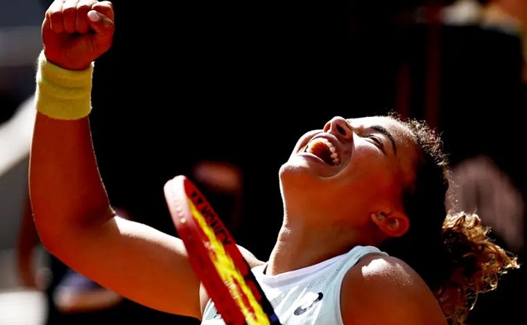 Jasmine Paolini y su compañera: la risa.