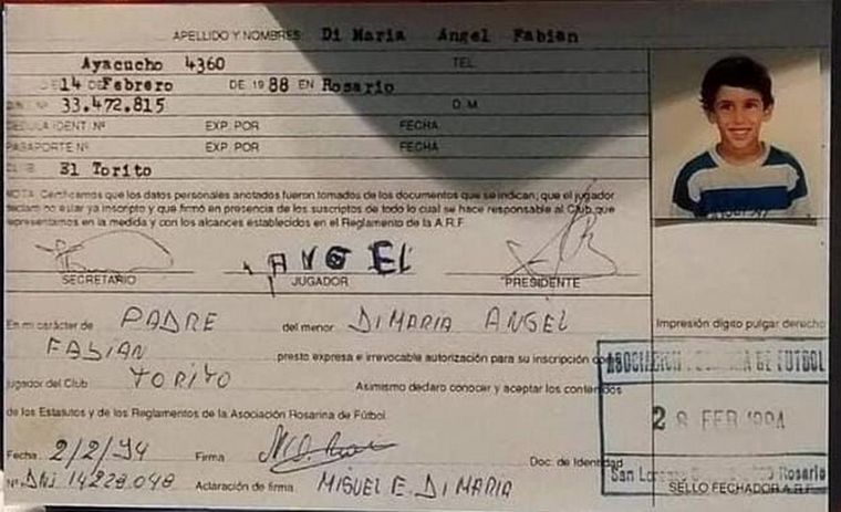 El primer entrenador de Di María aseguró que nunca perdió la humildad