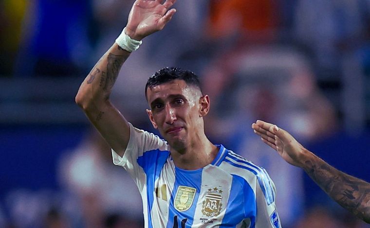 Ángel Di María jugó su último partido en la selección argentina. 