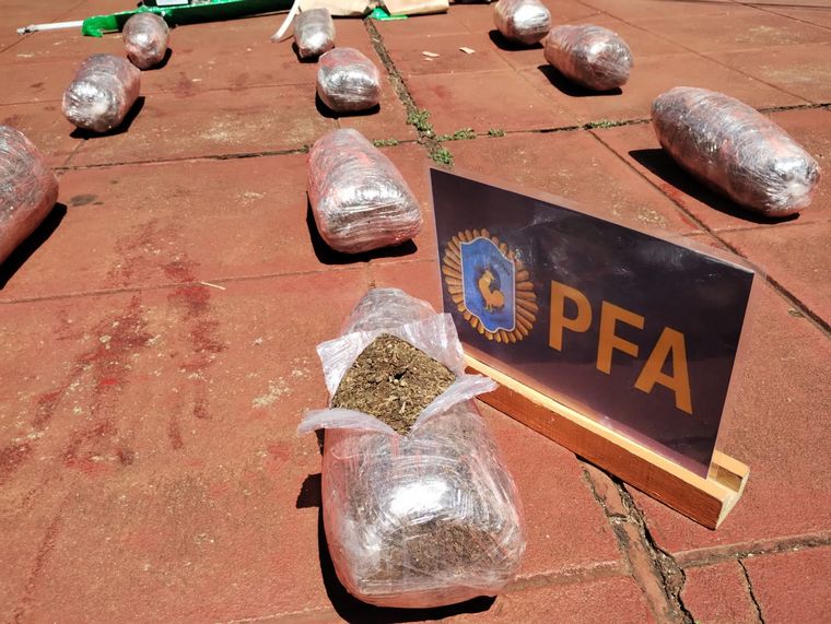 Secuestran más de 650 kilos de marihuana que era enviada en encomiendas. (PFA)