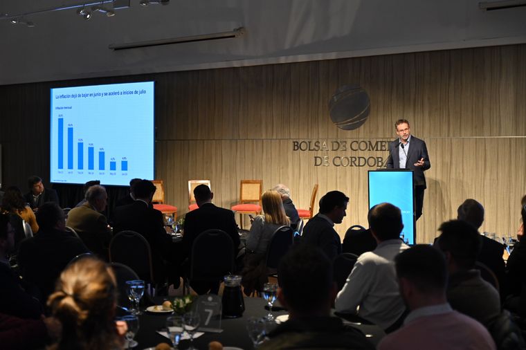 Guido Sandleris, ex Presidente del BCRA. (Foto: Bolsa de Comercio). 