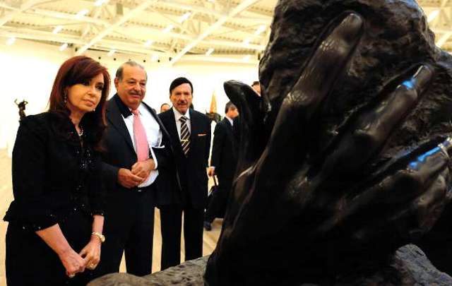 Cristina disertó ante empresarios mejicanos.