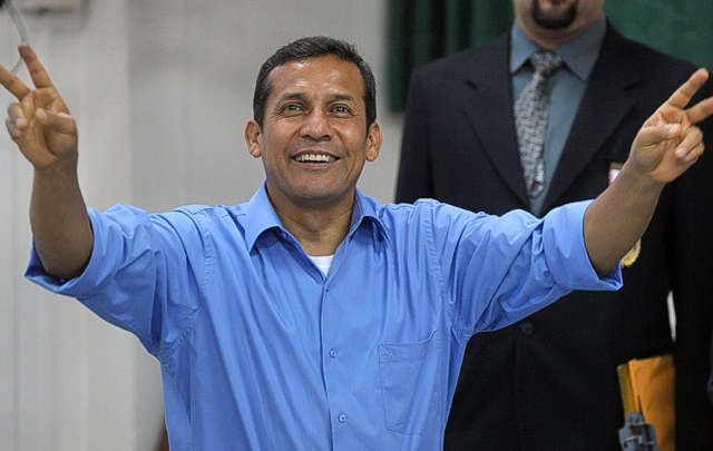 El ex militar Humala se transformó en el futuro presidente del país andino.