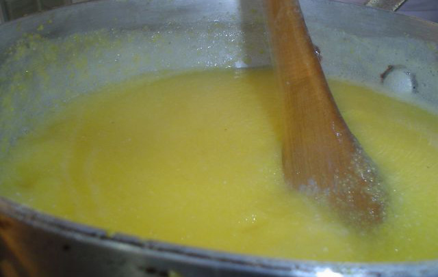 Paso a paso para la preparación de la polenta