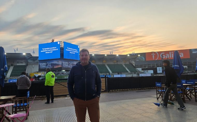 Guille Hemmerling en La Rural de Palermo.