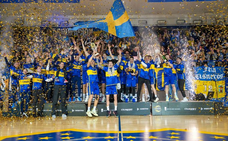 Boca venció a Instituto y se consagró en la Liga Nacional. (Foto:Prensa Boca)