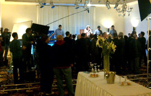 El líder cuartetero hizo un debut de lujo en la serie de la productora Pol-K.