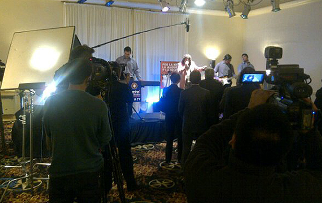 El líder cuartetero hizo un debut de lujo en la serie de la productora Pol-K.