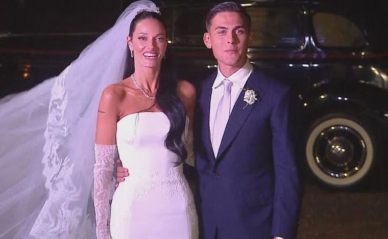 Casamiento de Dybala y Oriana Sabattini. 