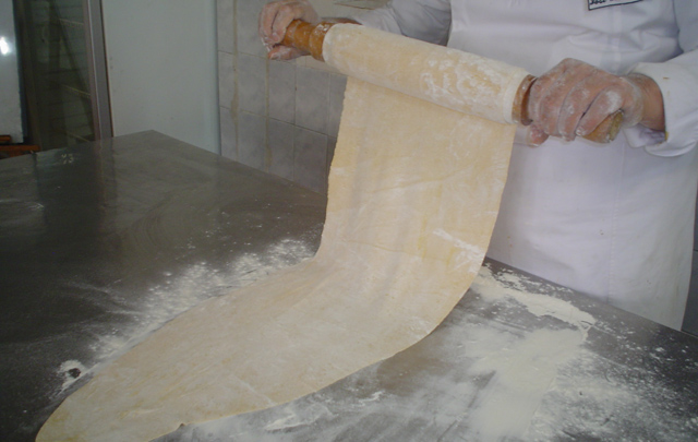 ''Rotolo'' de espinaca y ricota