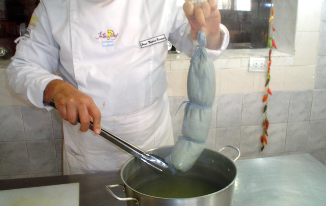 ''Rotolo'' de espinaca y ricota