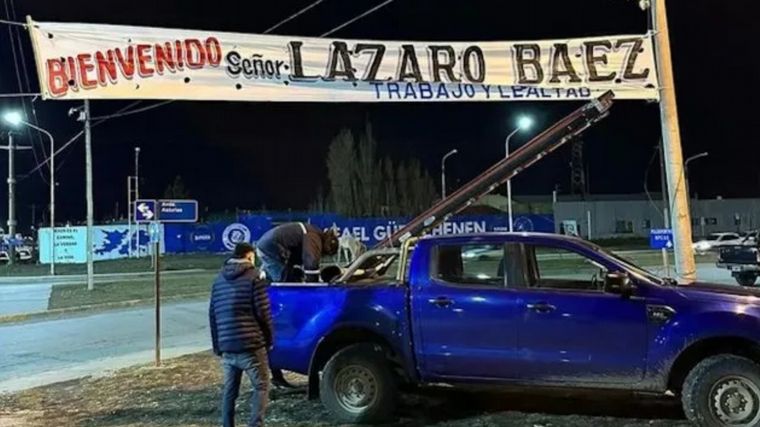 La llegada de Lázaro Báez a Santa Cruz